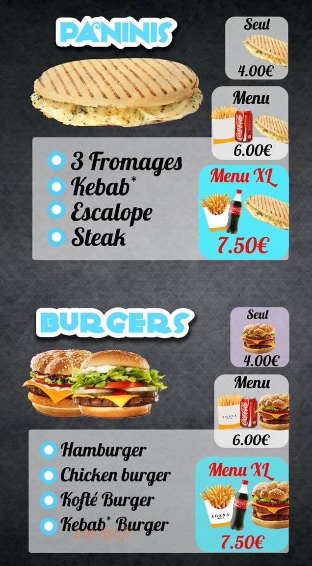 Aux délices — carte page 4