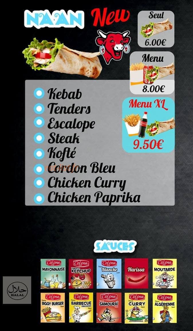 Aux délices — carte page 3