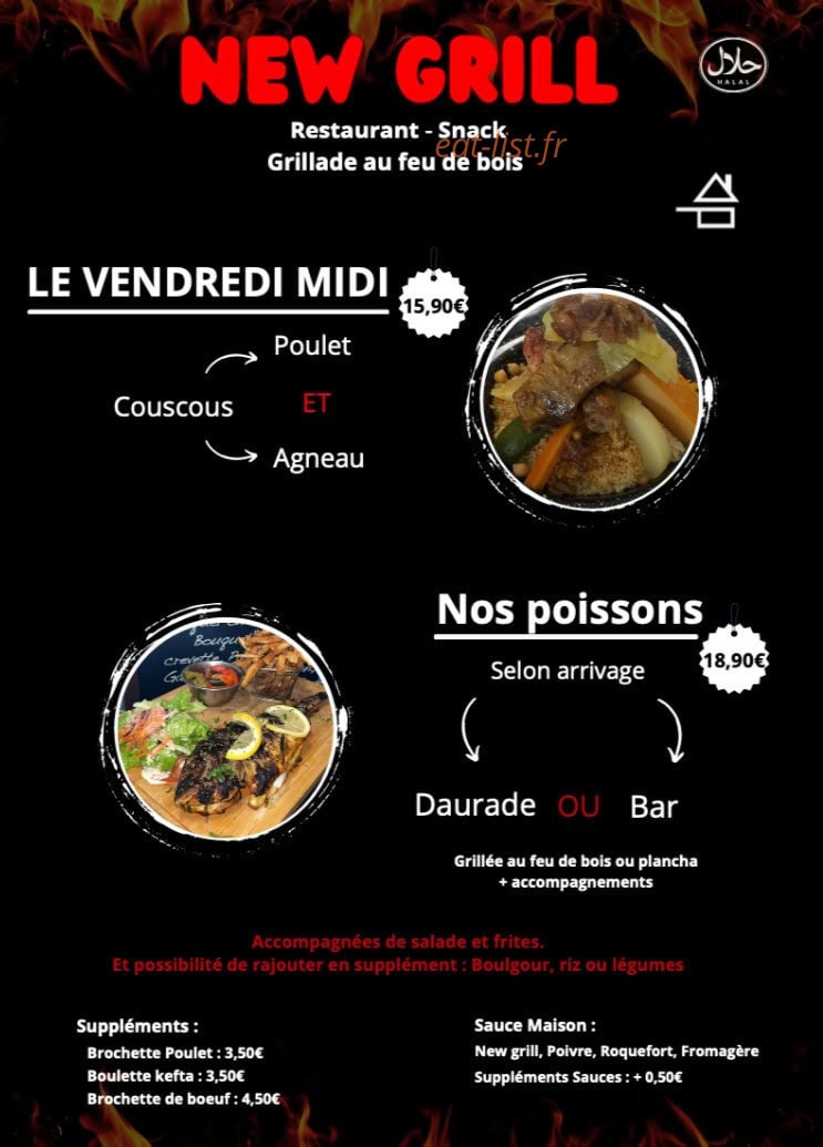 New Grill — carte page 5