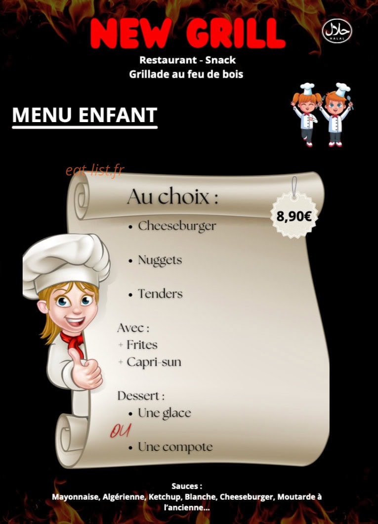 New Grill — carte page 6