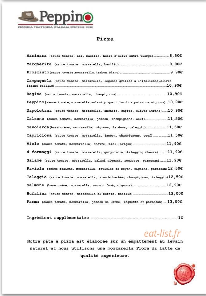 Peppino — carte page 3