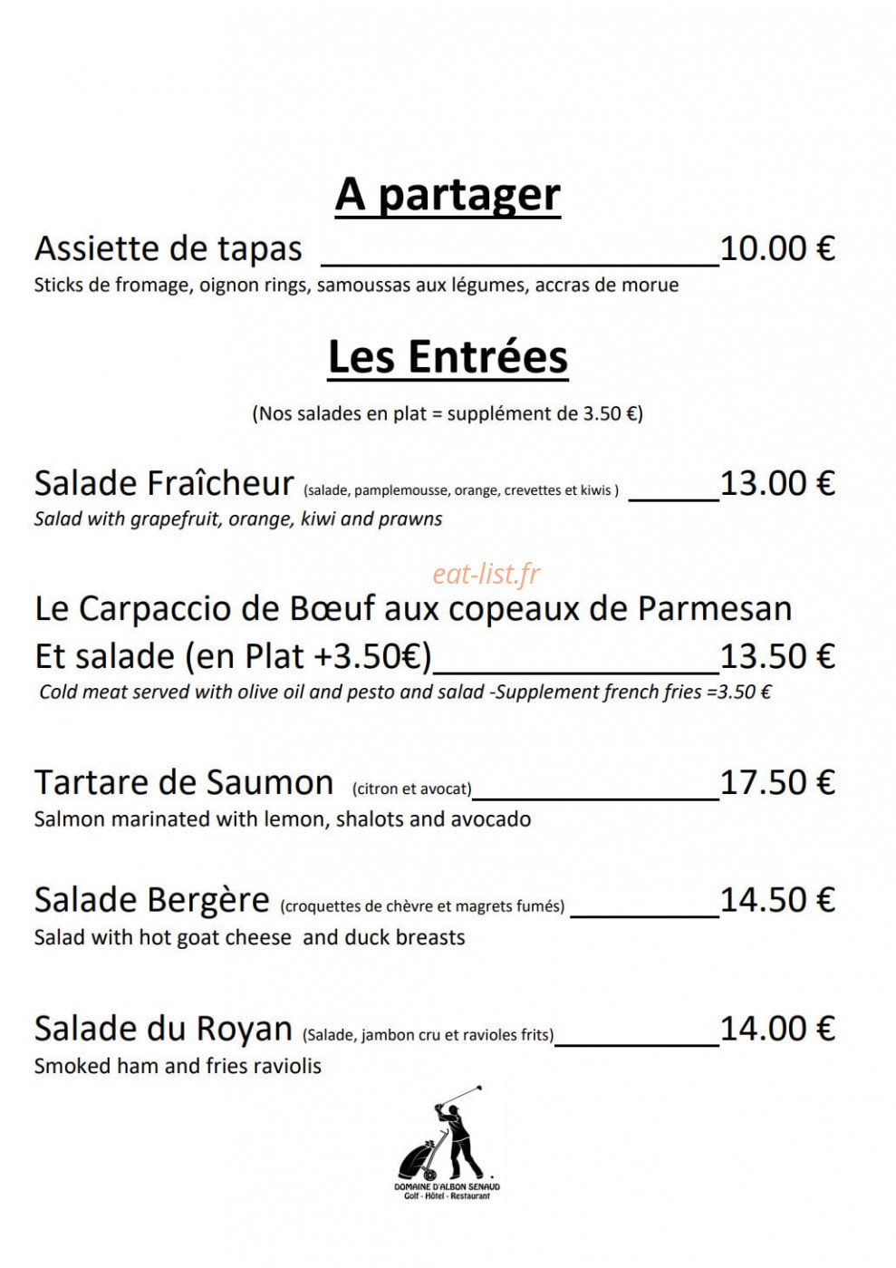 L'Albatros — carte page 2