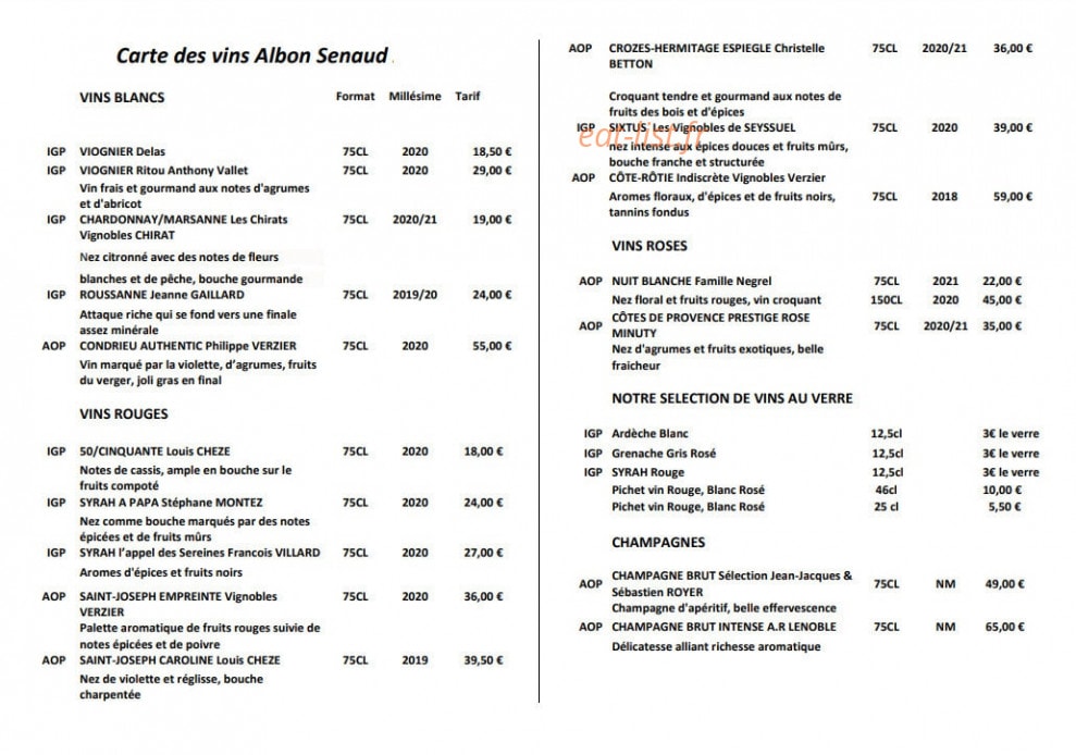 L'Albatros — carte page 10