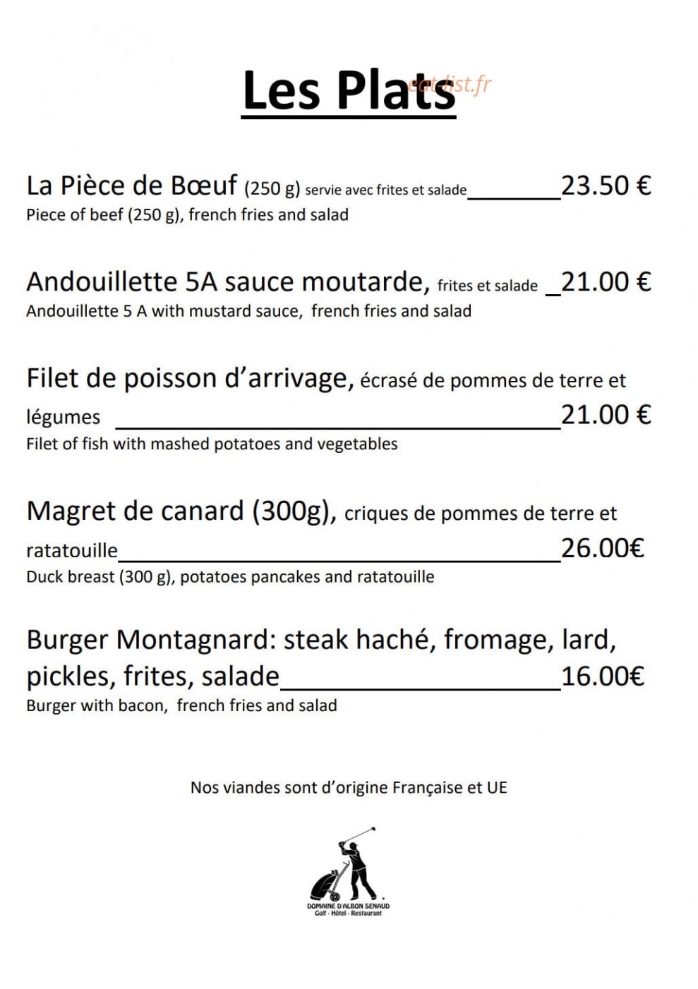 L'Albatros — carte page 3