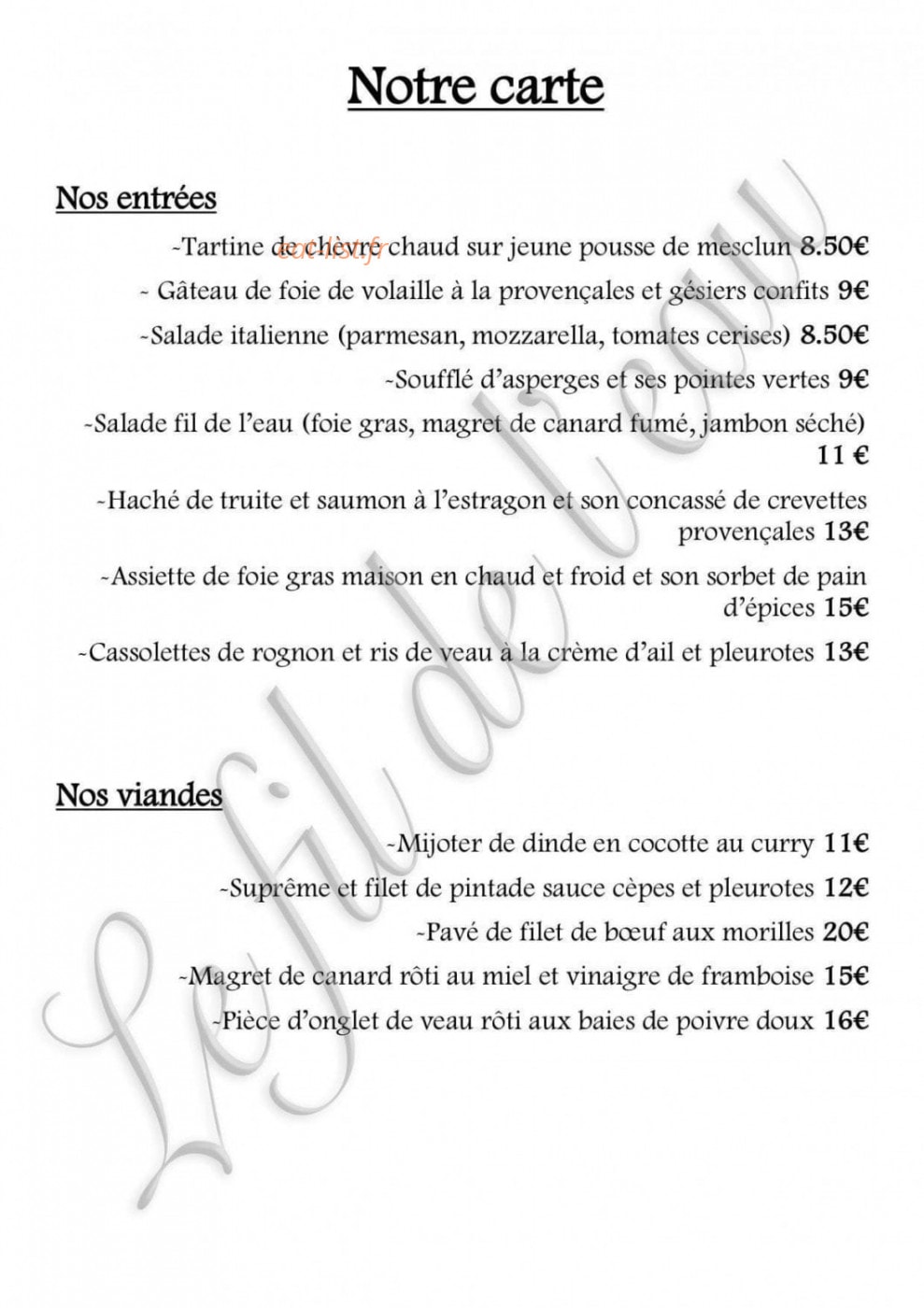 Le fil de l'eau — carte page 1