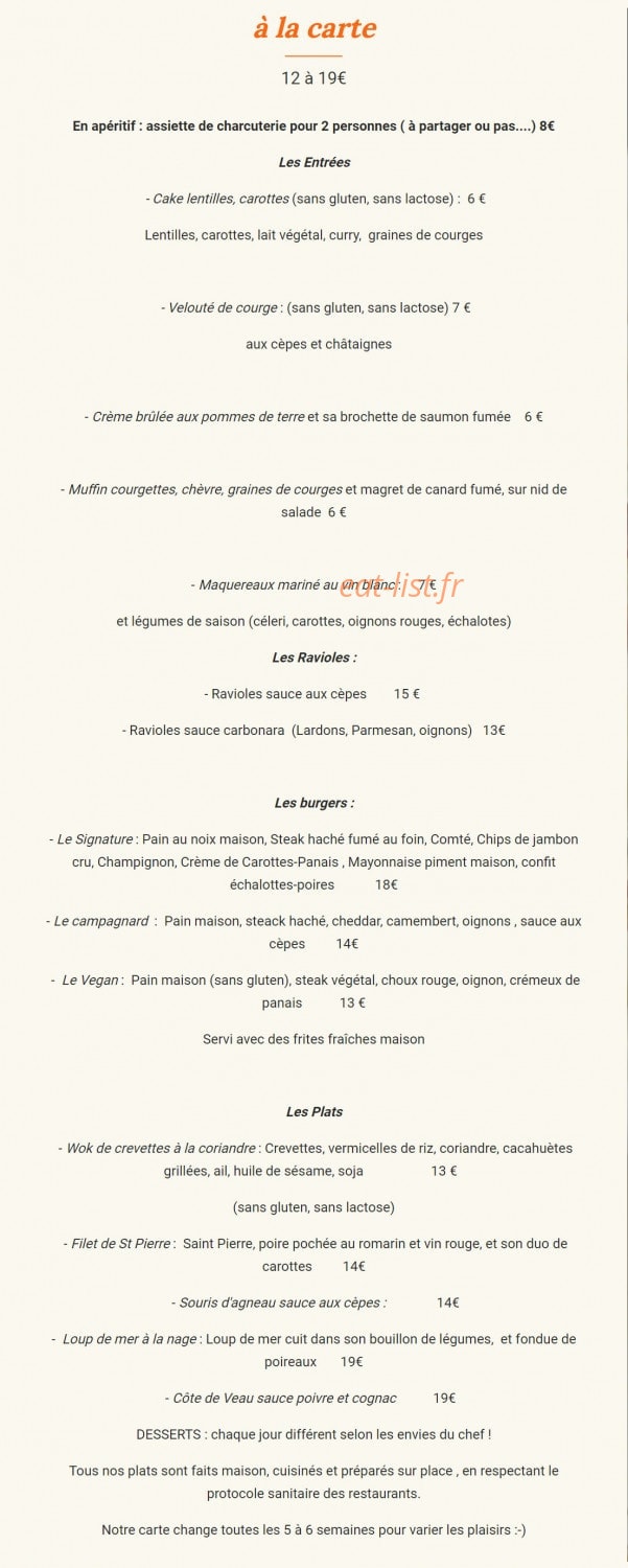 Le Carnot — carte page 1