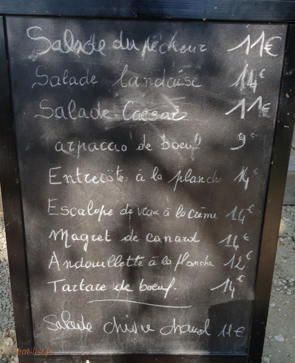 Le Kiosk — carte page 1