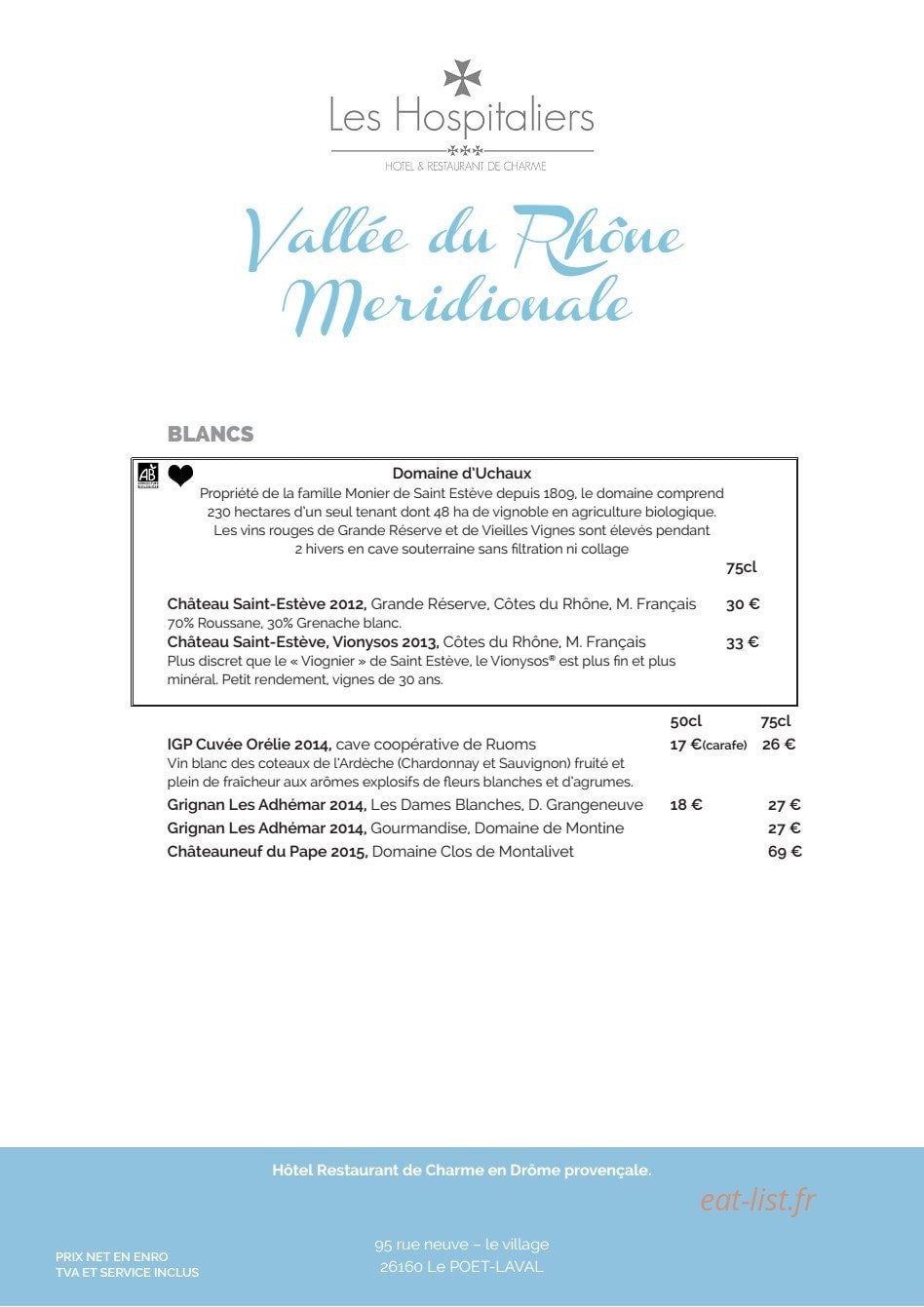 Les Hospitaliers — carte page 12