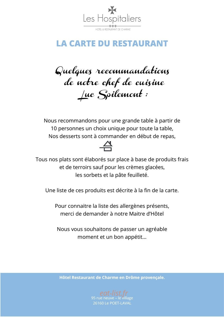 Les Hospitaliers — carte page 1