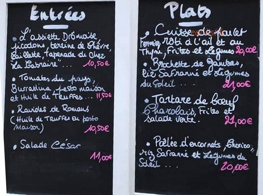Le cafoutch — carte page 1