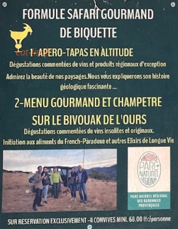 La Grangette de Biquette — carte page 1