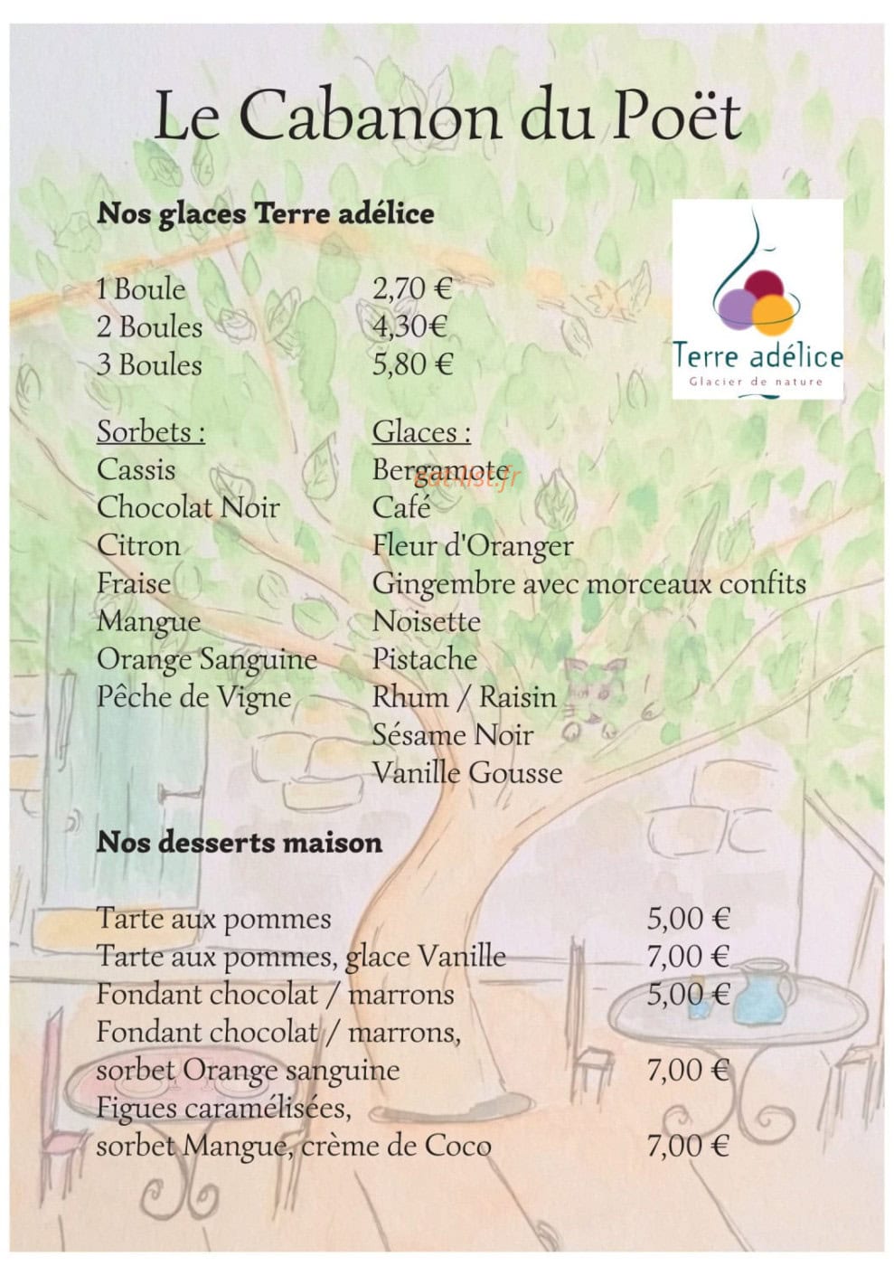 Le Cabanon du Poët — carte page 4