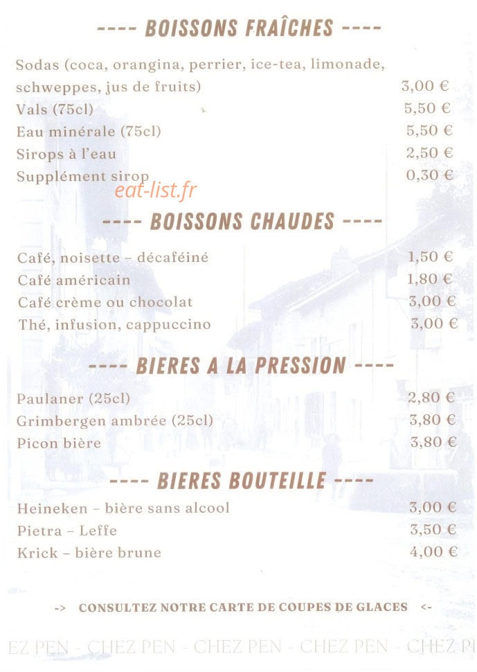 chez Pen — carte page 5