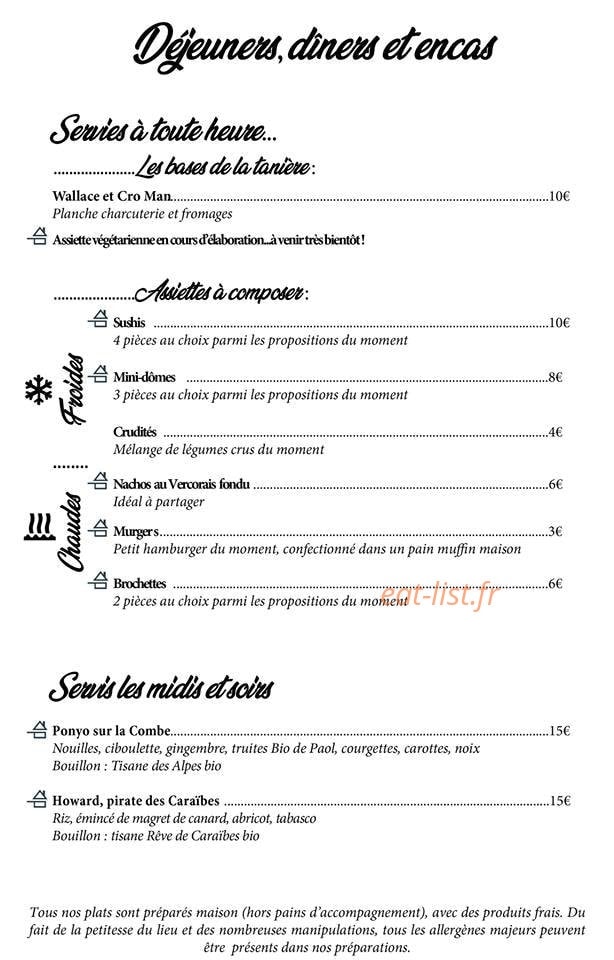 Chez YoDa — carte page 1