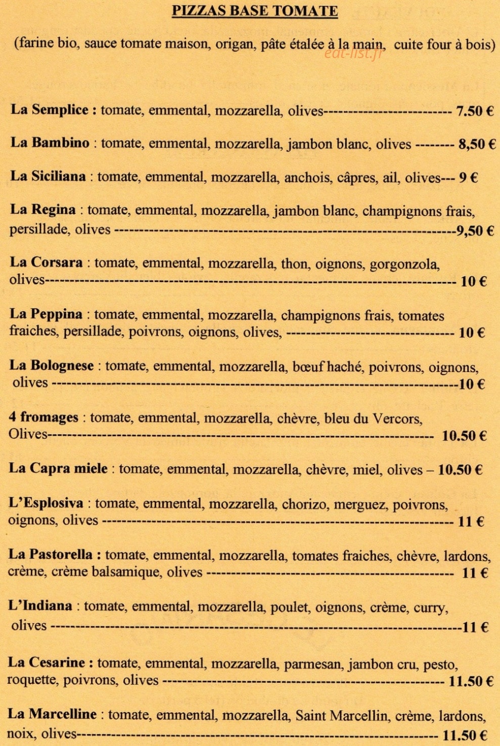 Le Cesarino — carte page 2