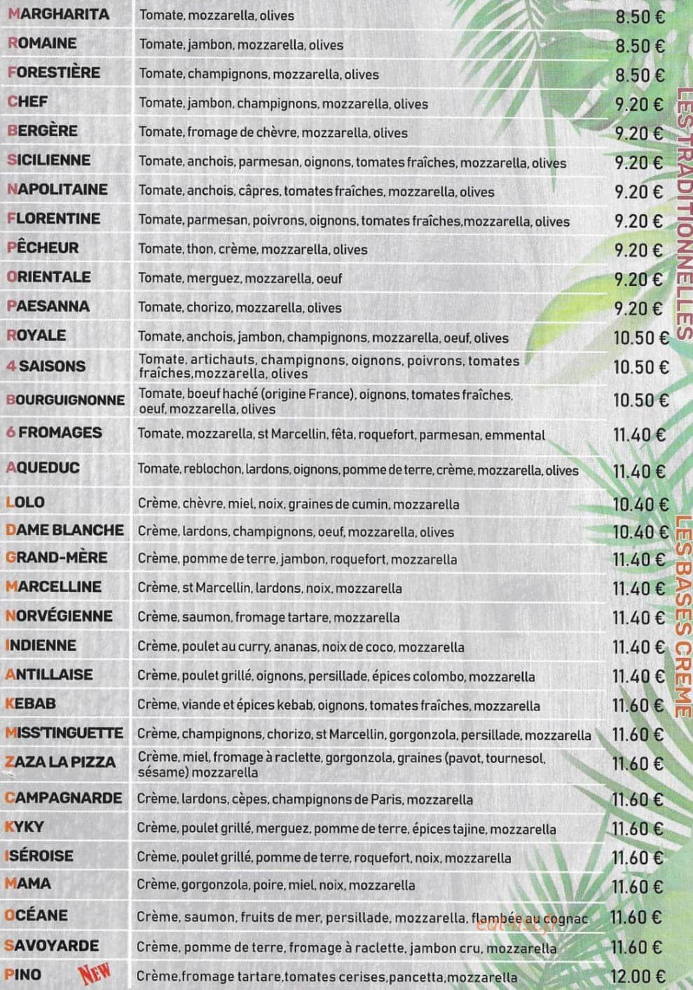 Chez Dom — carte page 2
