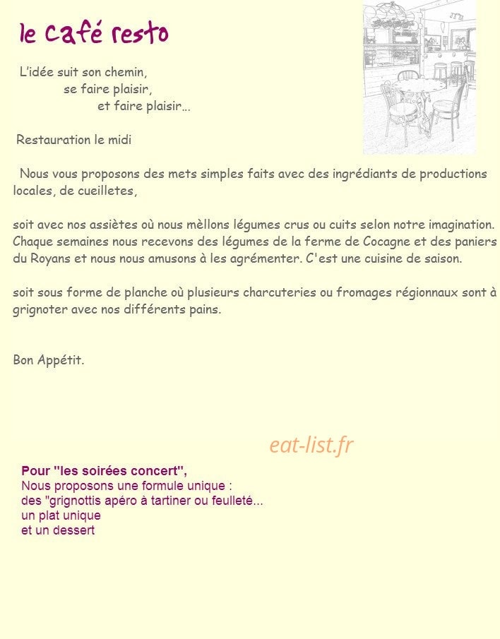 Jaco'pain — carte page 1