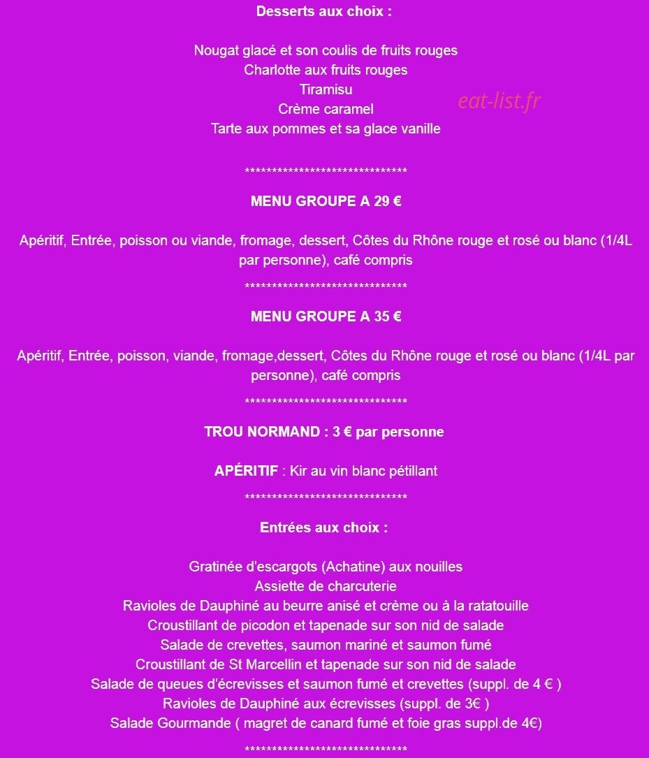 Aux 3 elfes — carte page 6