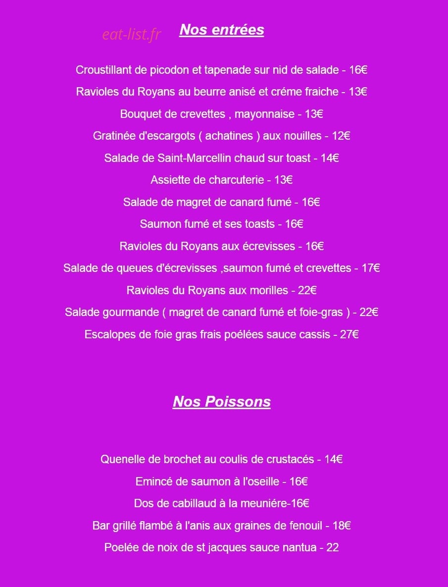 Aux 3 elfes — carte page 1