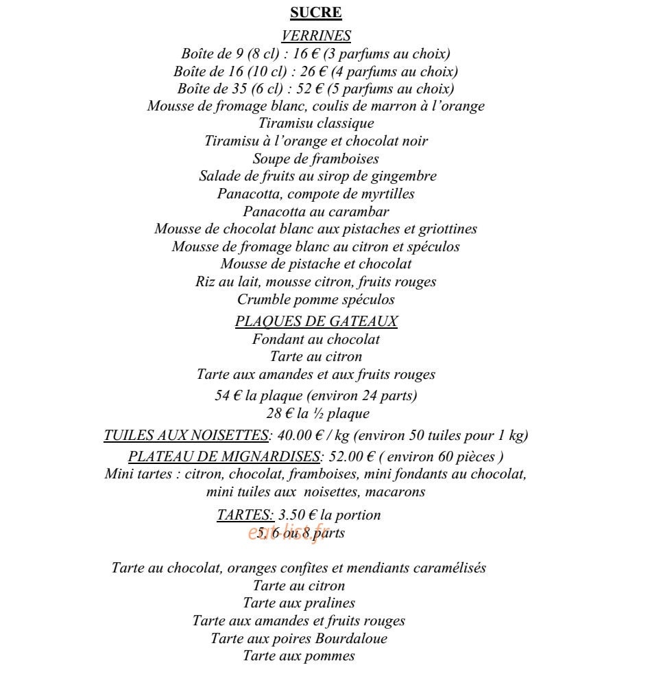Comme une Abeille — carte page 10