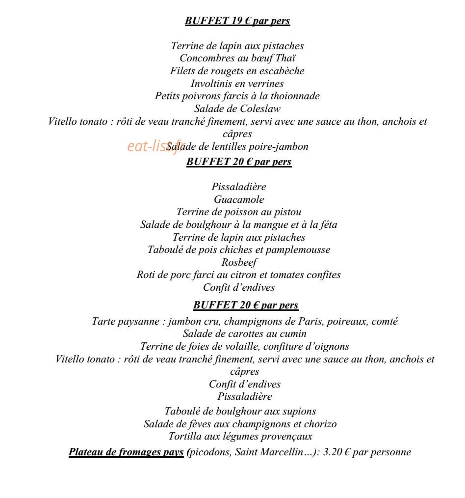 Comme une Abeille — carte page 9