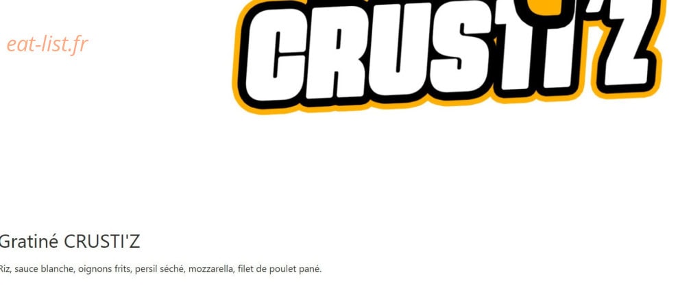 Crusti’Z — carte page 2