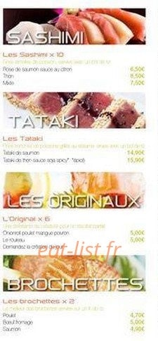 Esprit Sushi — carte page 7