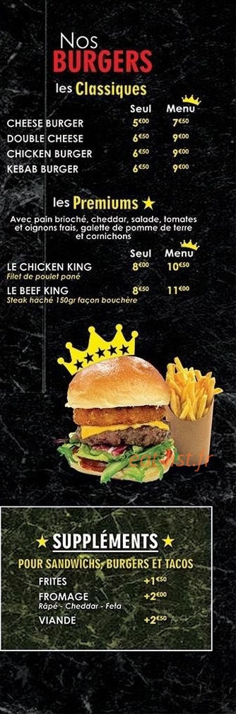 King Kebab — carte page 4