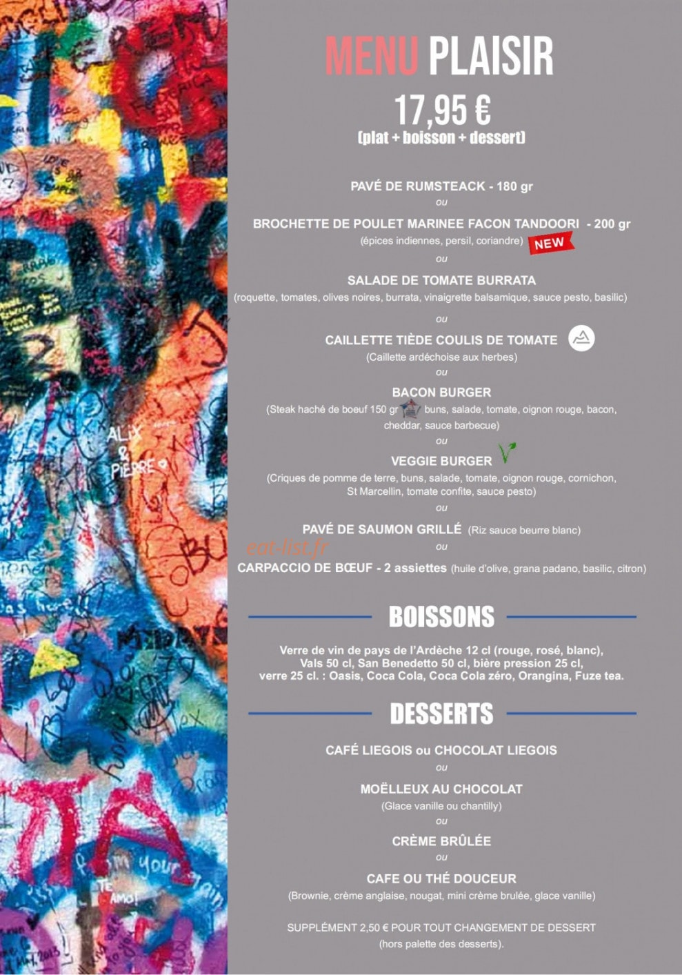 La Brasserie — carte page 8
