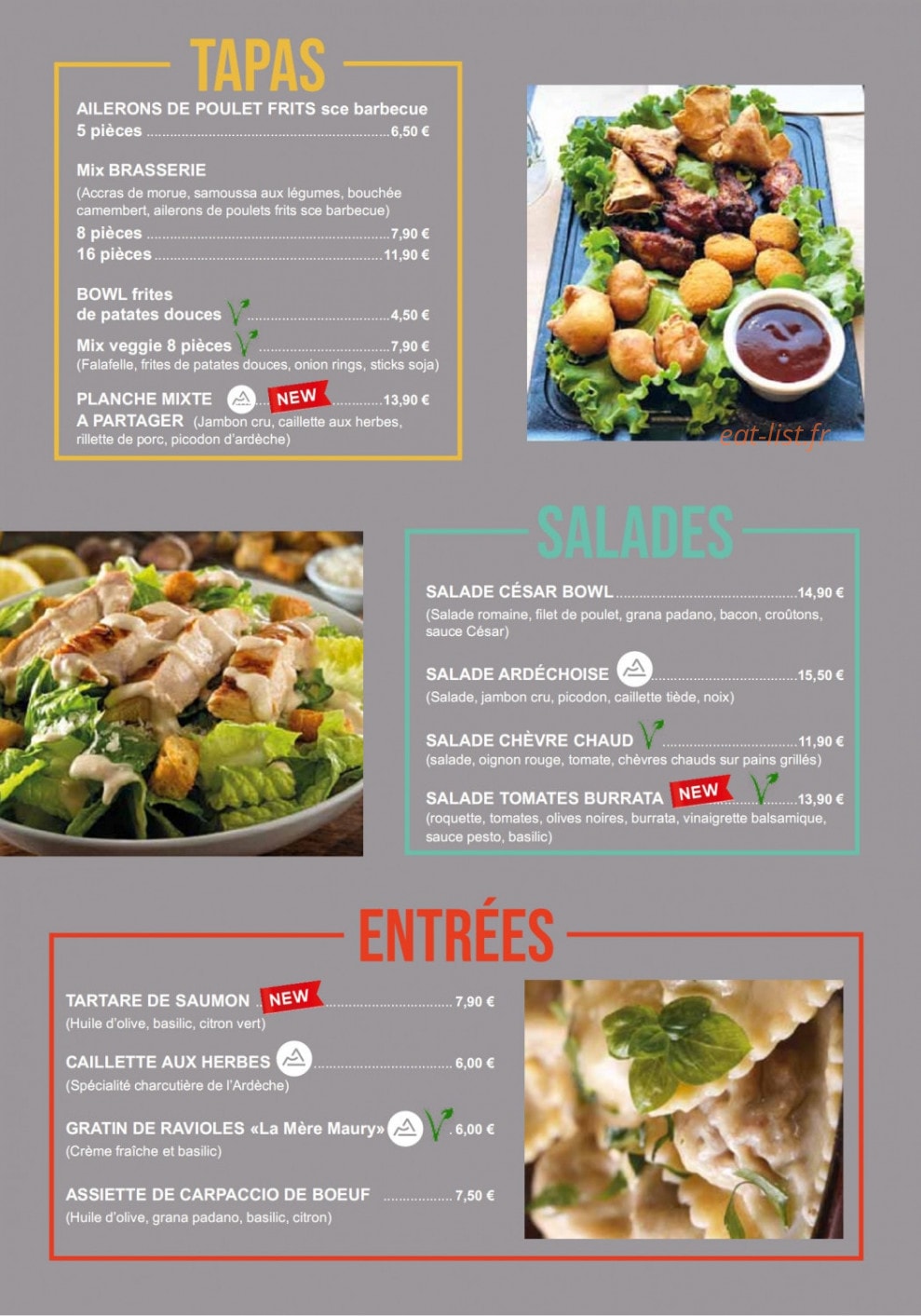 La Brasserie — carte page 4