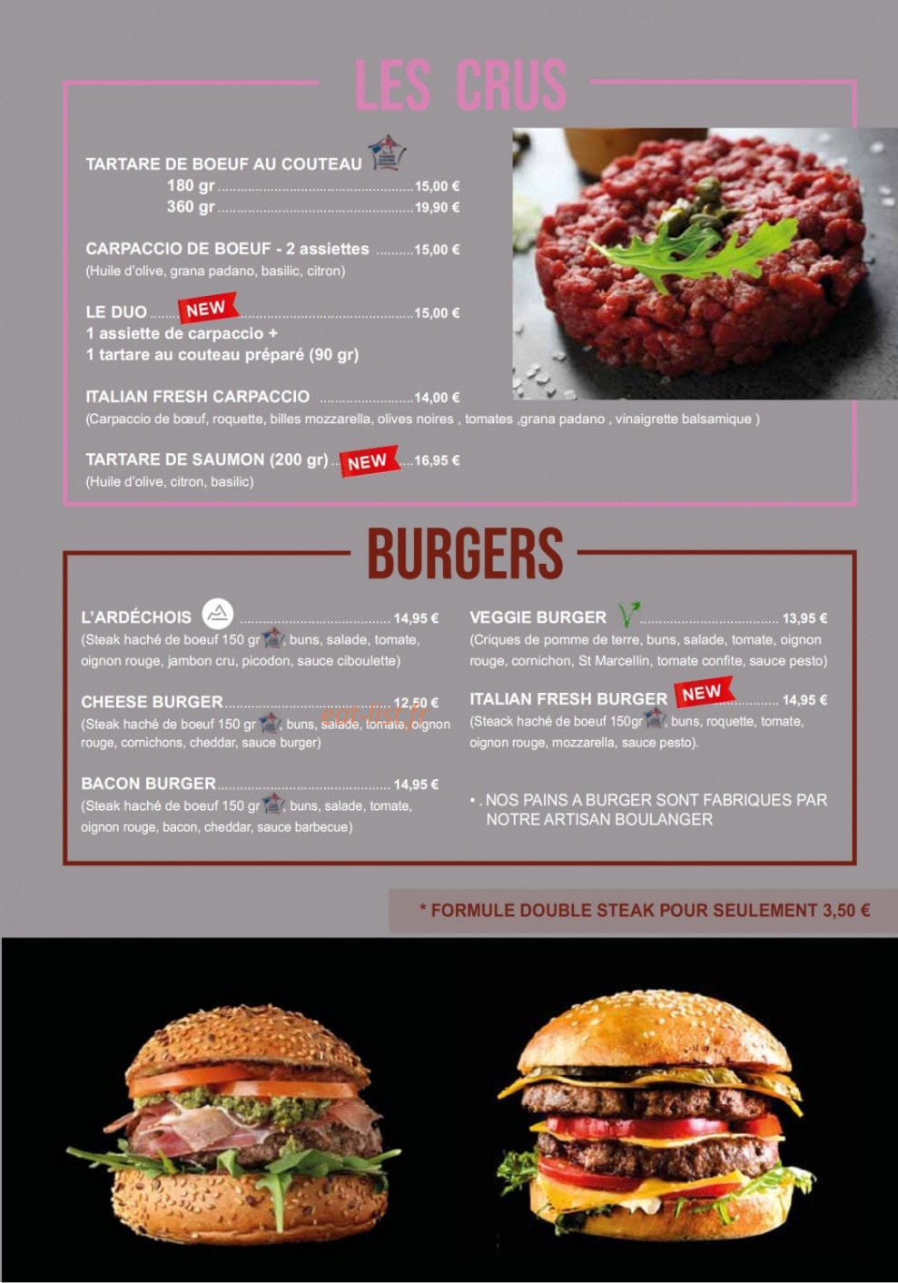 La Brasserie — carte page 5