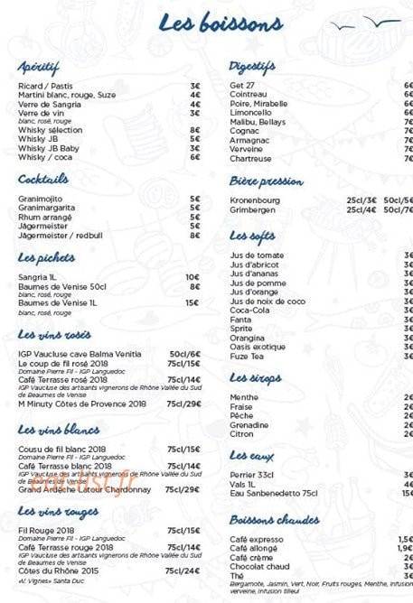 La Croisière s'amuse — carte page 2
