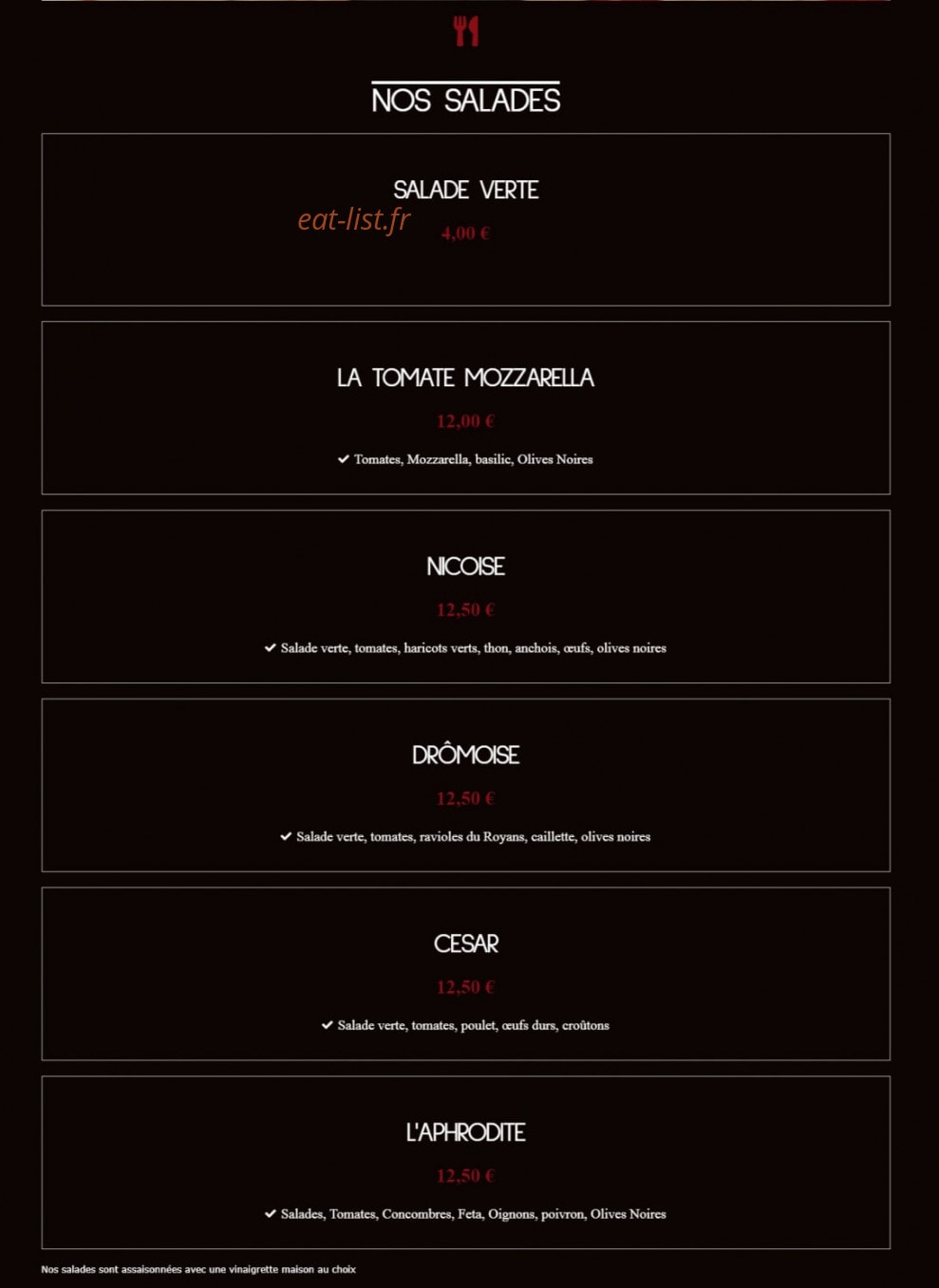La Panthère Noire — carte page 2
