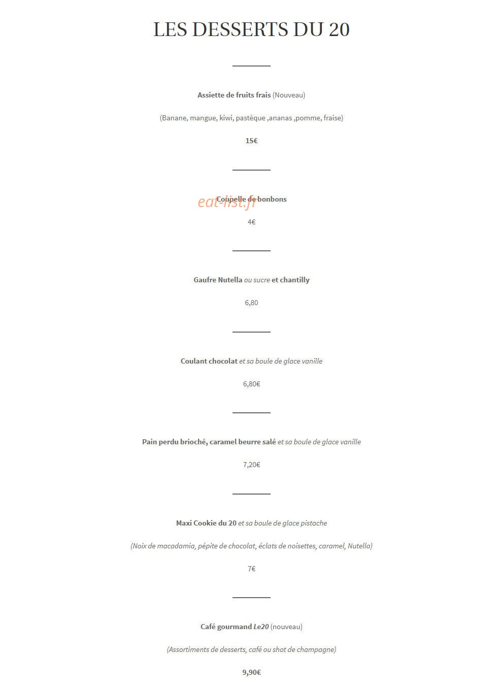 Le 20 — carte page 4