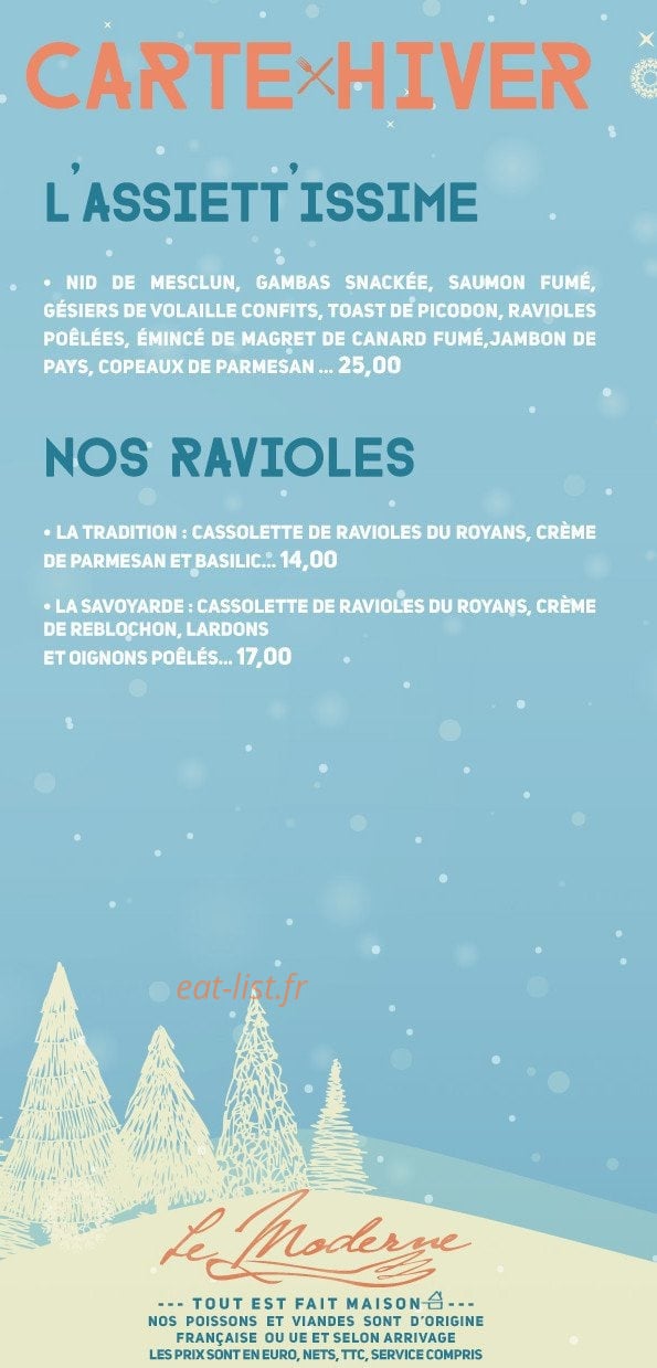 Le Moderne — carte page 3