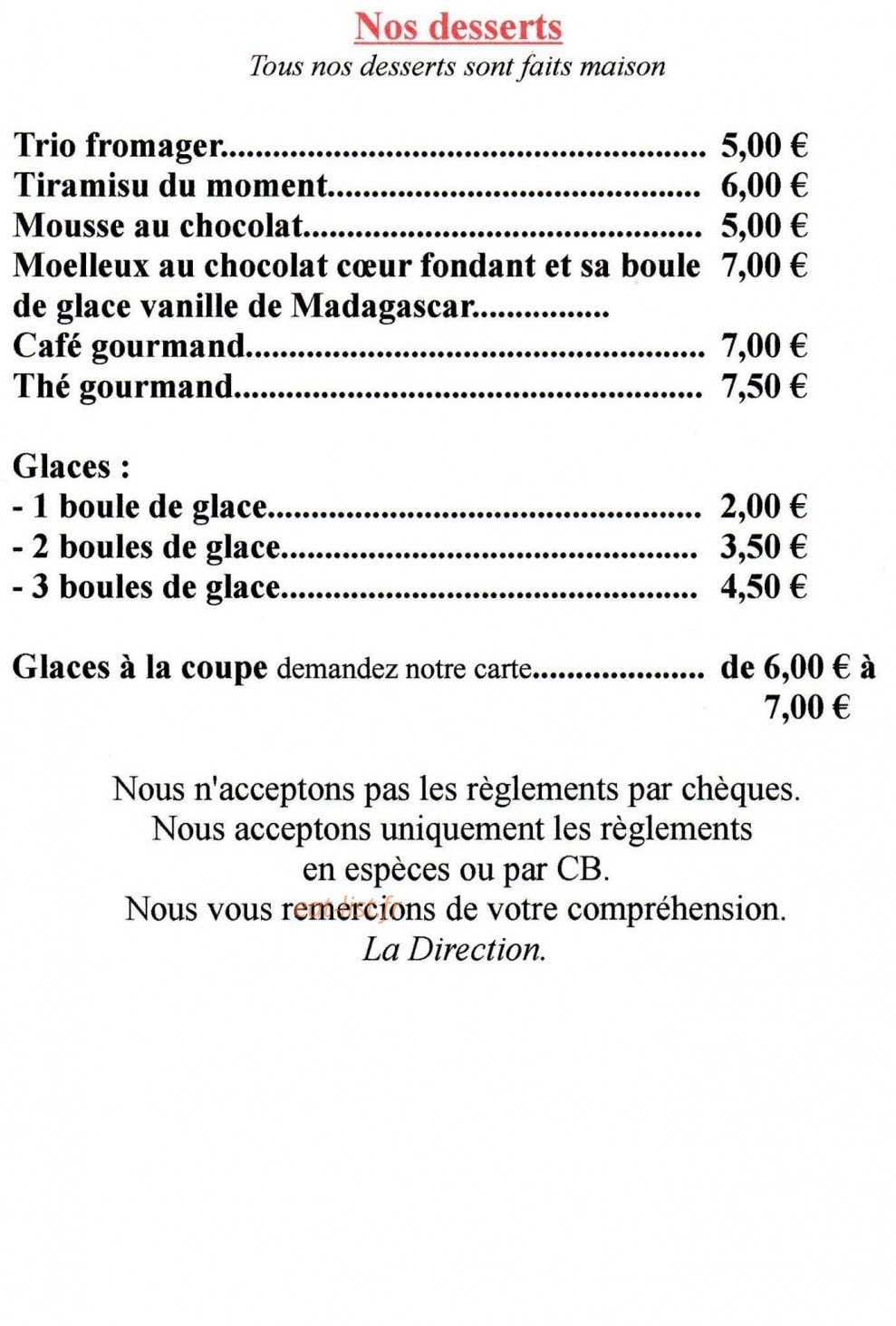 Le Monté Christo — carte page 6