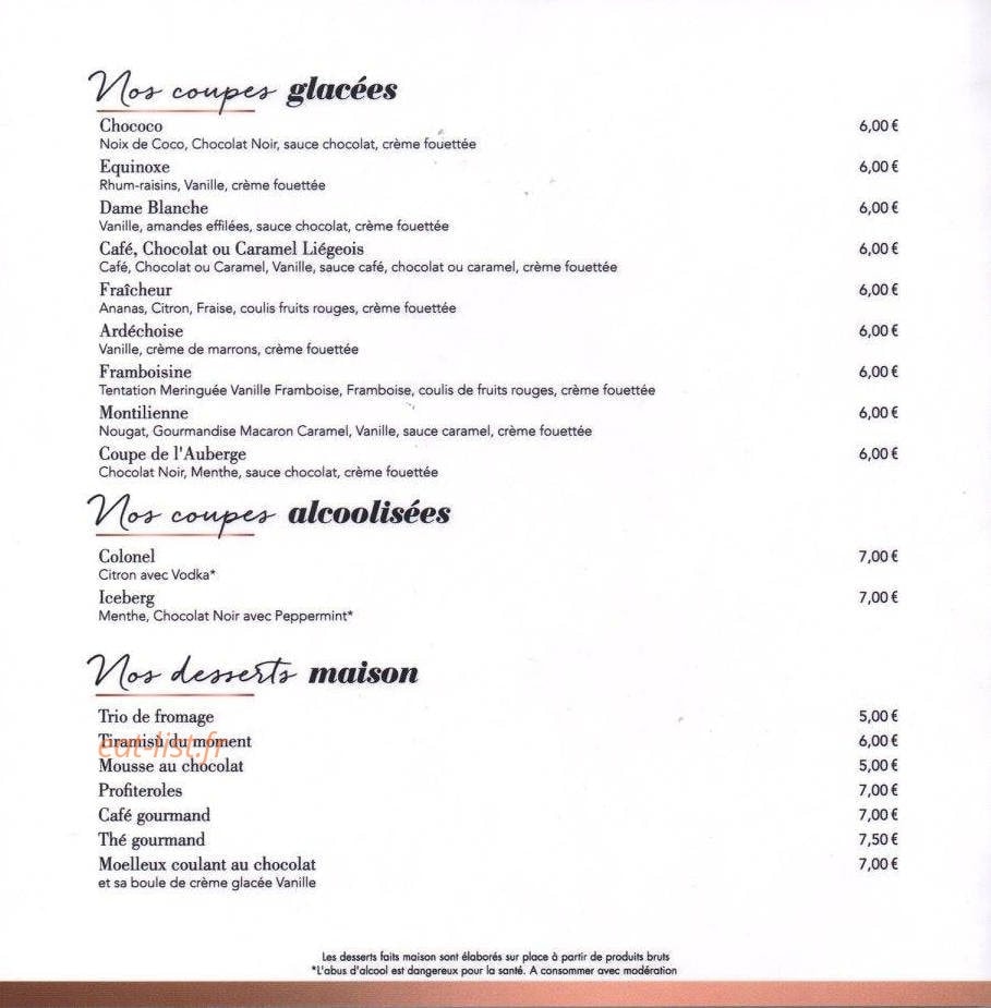 Le Monté Christo — carte page 9