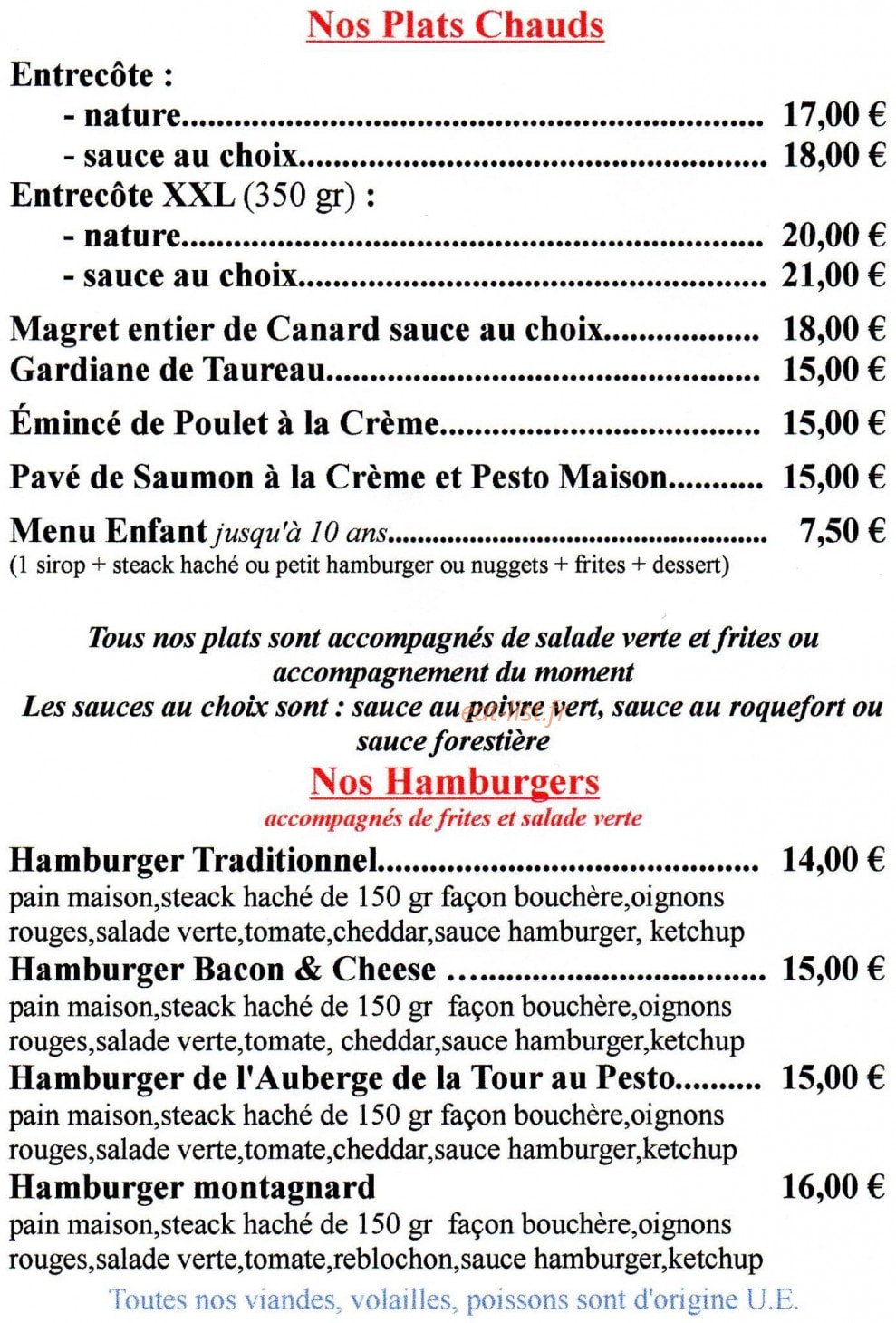 Le Monté Christo — carte page 3