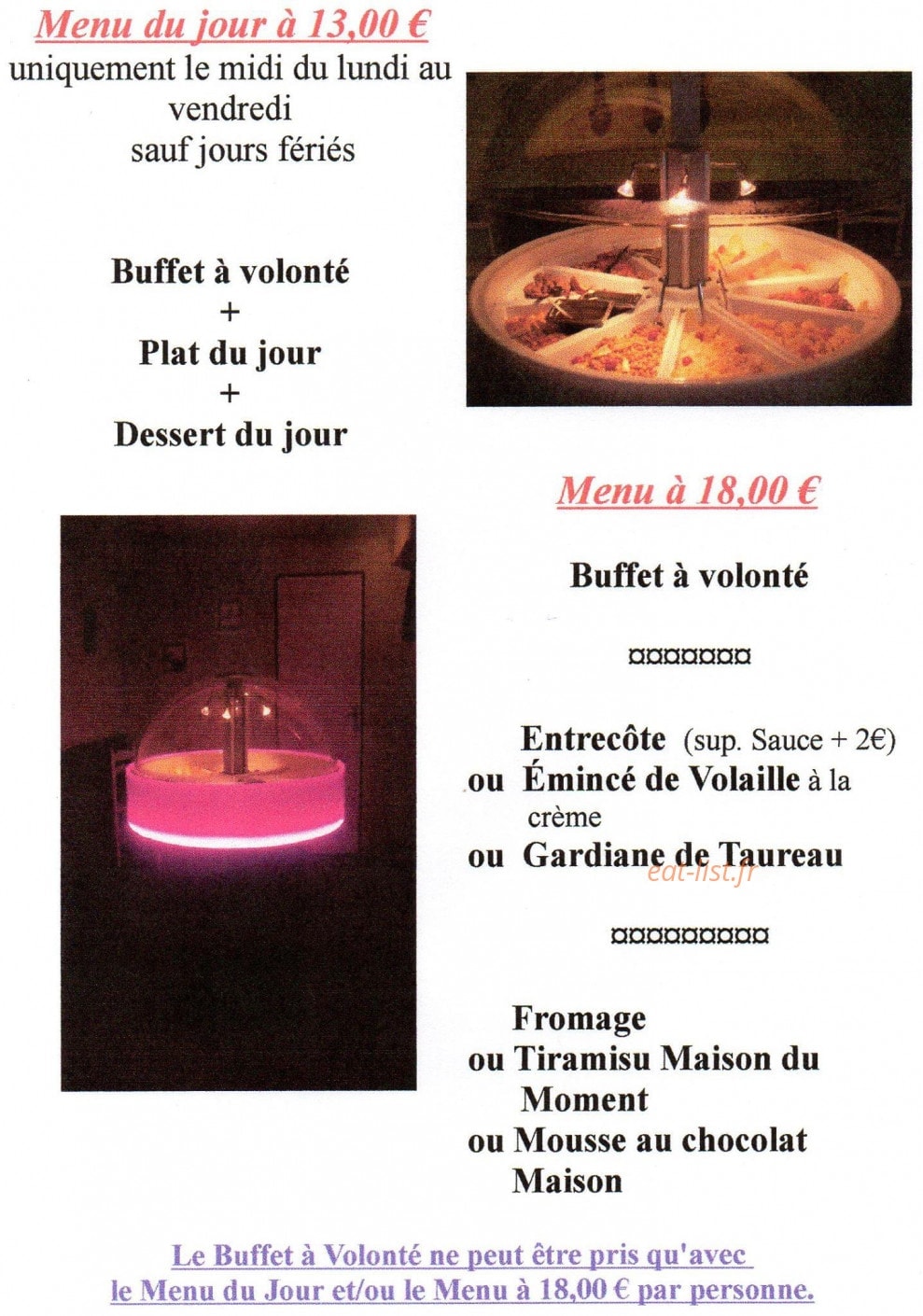 Le Monté Christo — carte page 5