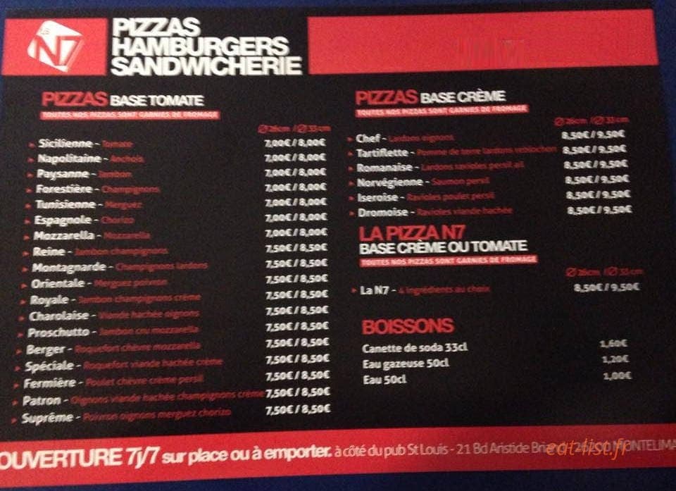Le N7 — carte page 1