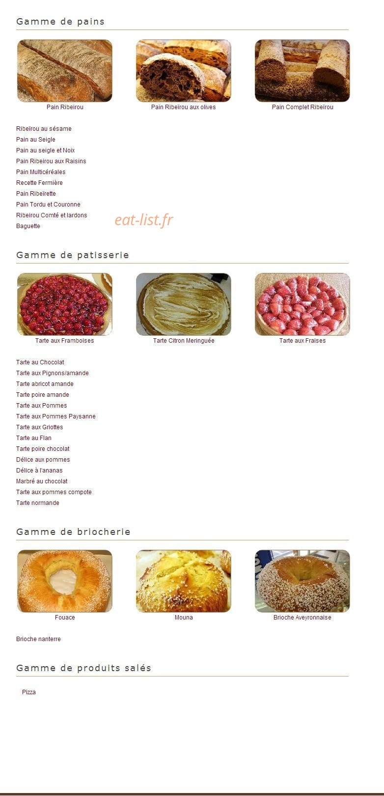 Le Pétrin Ribeirou — carte page 1