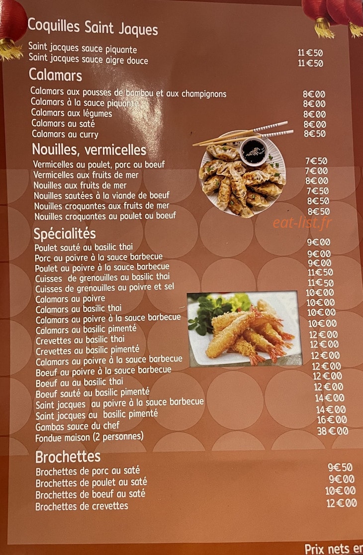 Le Saigon — carte page 3