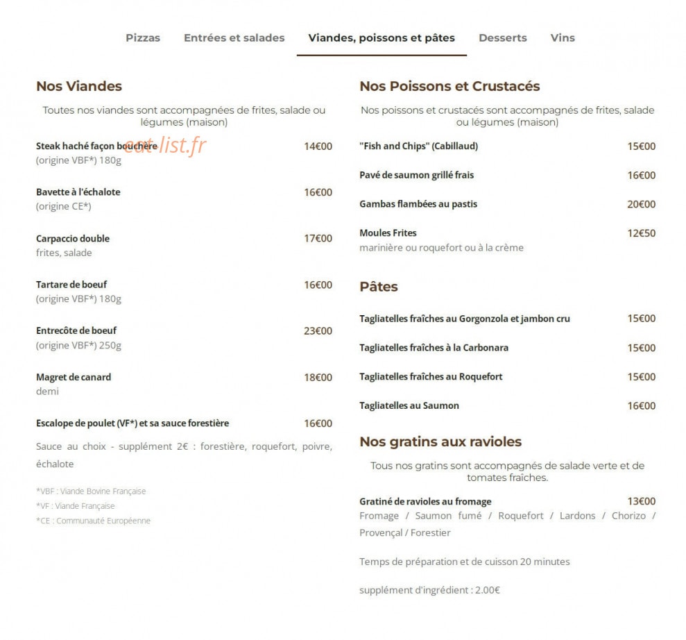 Le Tempo — carte page 3