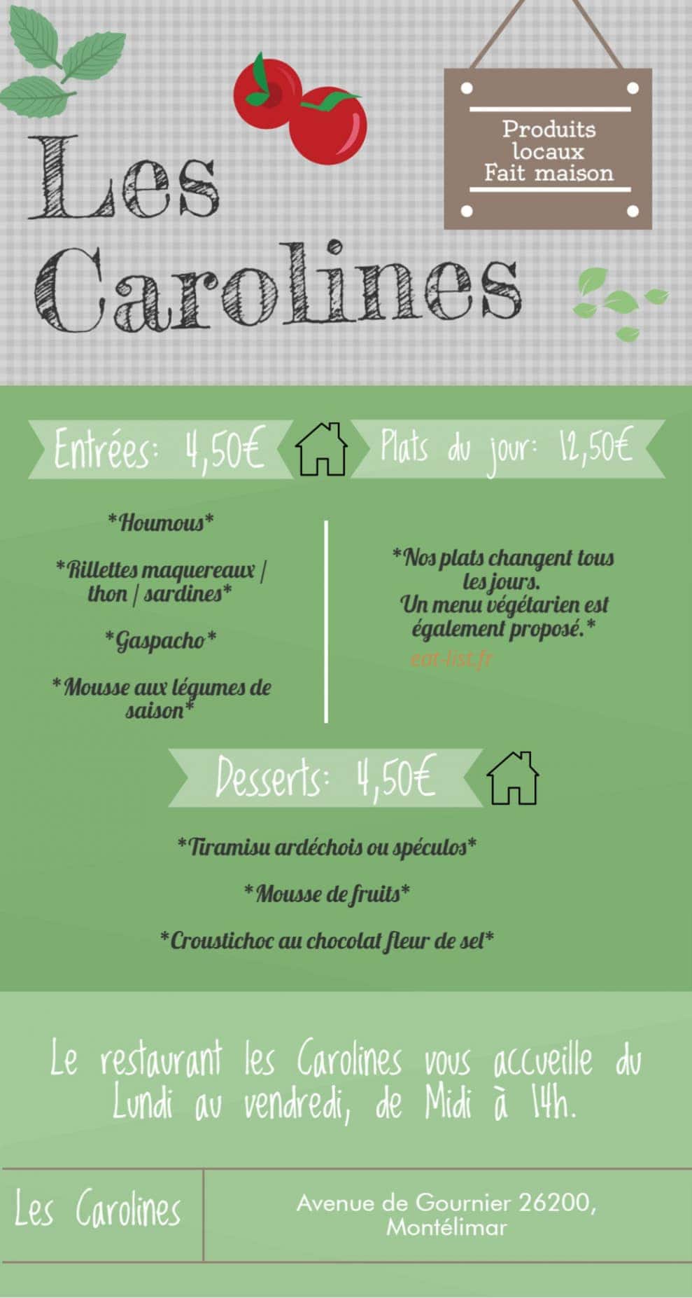 Les Carolines — carte page 1