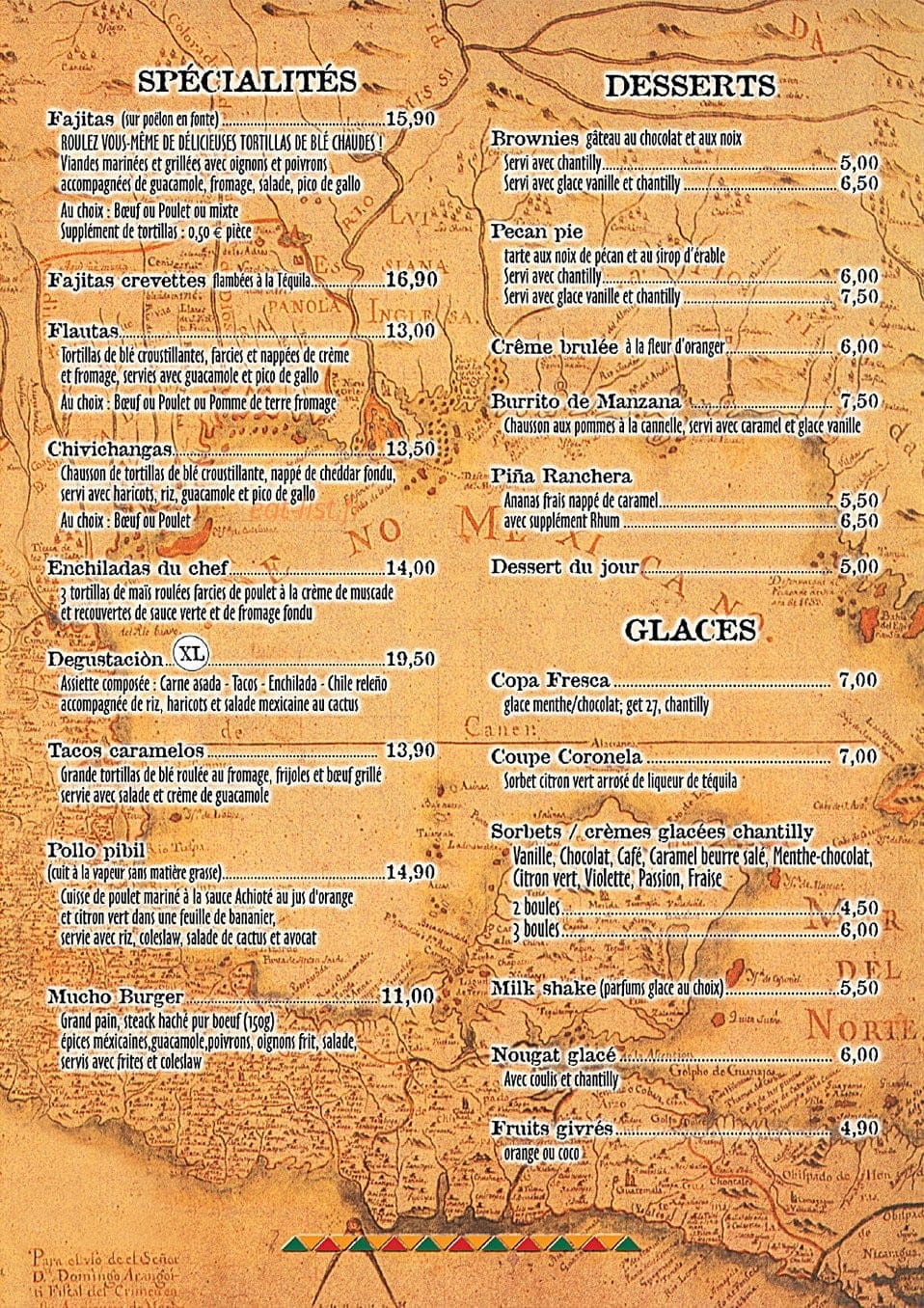 Mucho Mex — carte page 2
