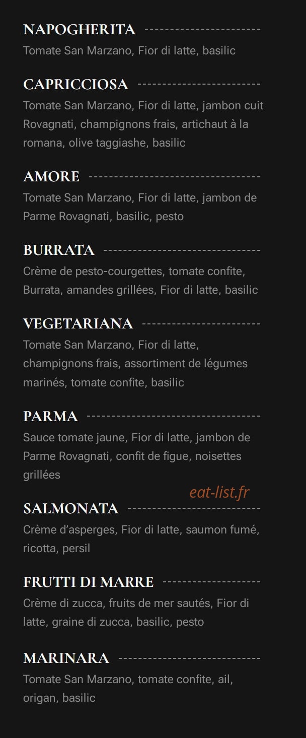 Napoleone — carte page 1