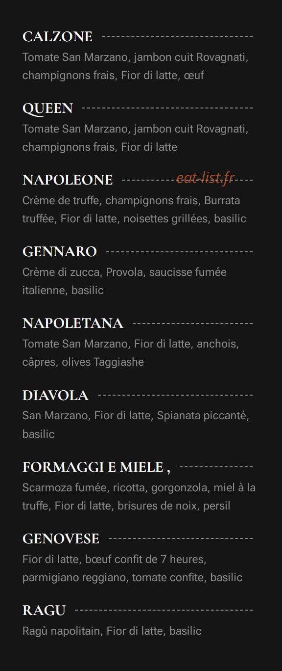 Napoleone — carte page 2