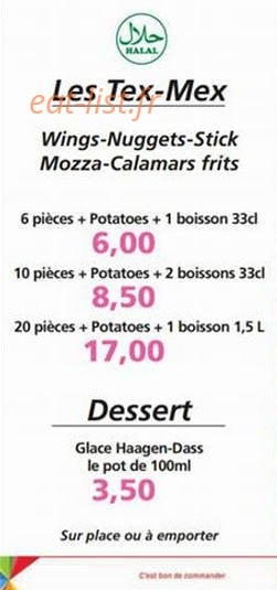 Pizza montelimar — carte page 5