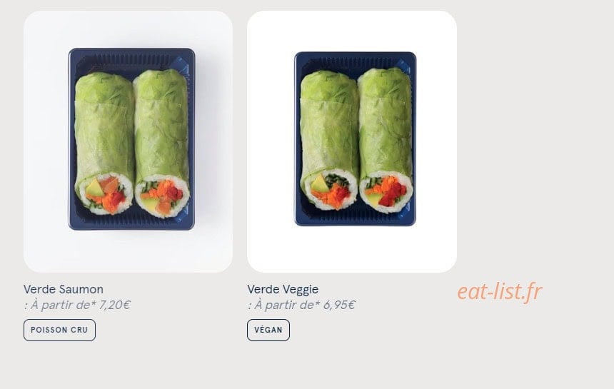 Sushi Daily — carte page 8