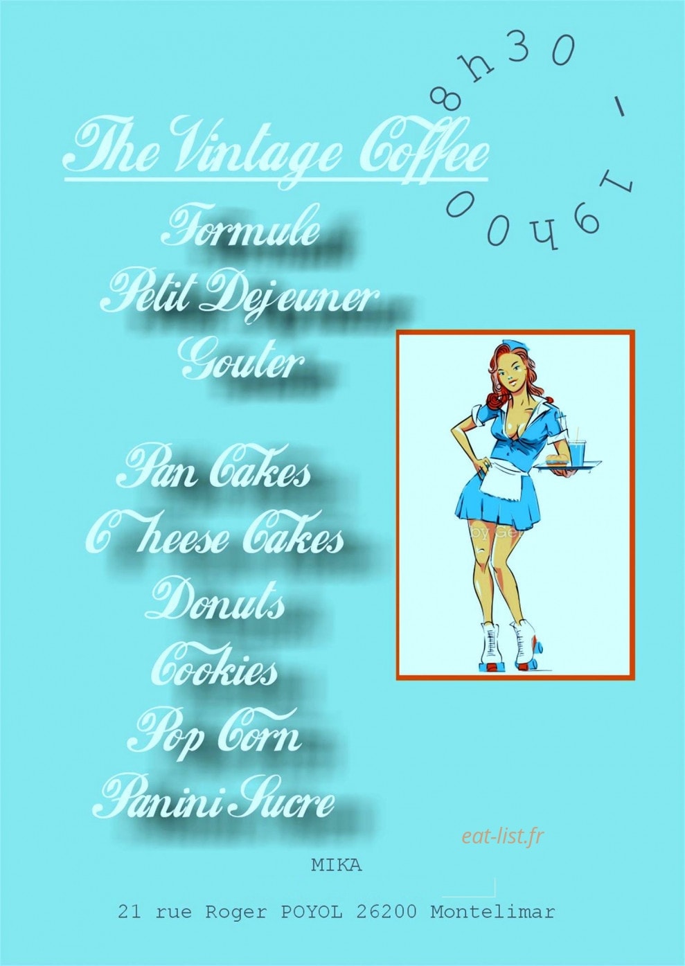 The vintage coffee — carte page 1